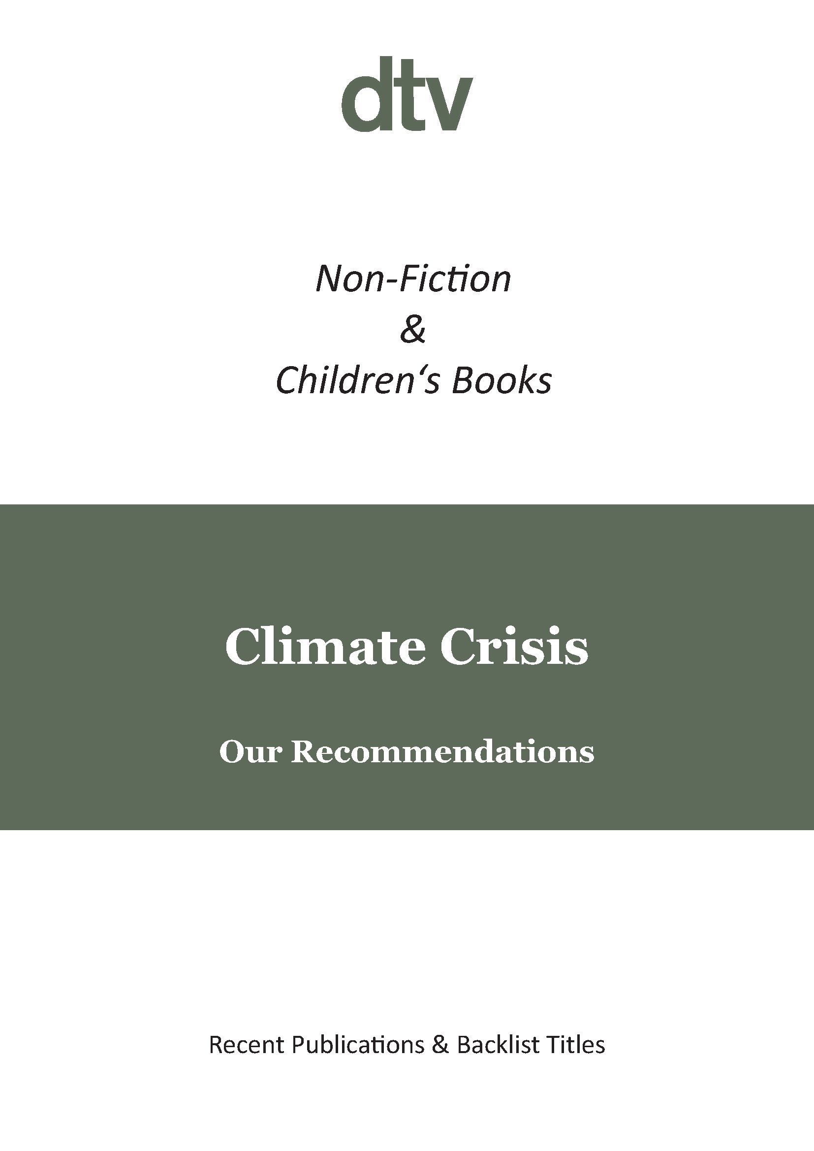 Cover für Special Issue aus dem Climate Crisis